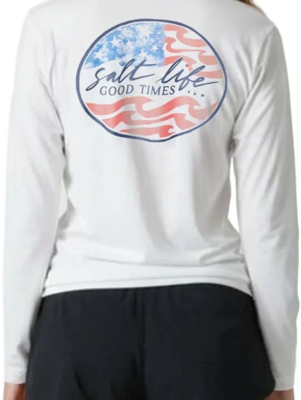 Salt Life Women’s Long Sleeve White UV Tee NWT